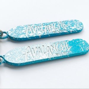 Vintage AVALANCHE BLUE Advertising Keychains